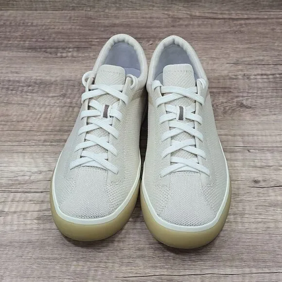 Rothy’s The Lace Up Women's Size 9 Blonde Biscuit Cream Knit Sneakers READ DESCR - Picture 3 of 10